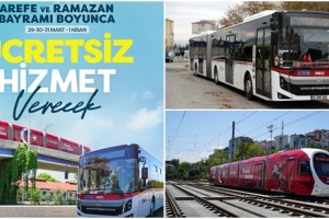 Büyükşehir’den Arefe Günü ve Bayramda Ücretsiz Ulaşım Desteği